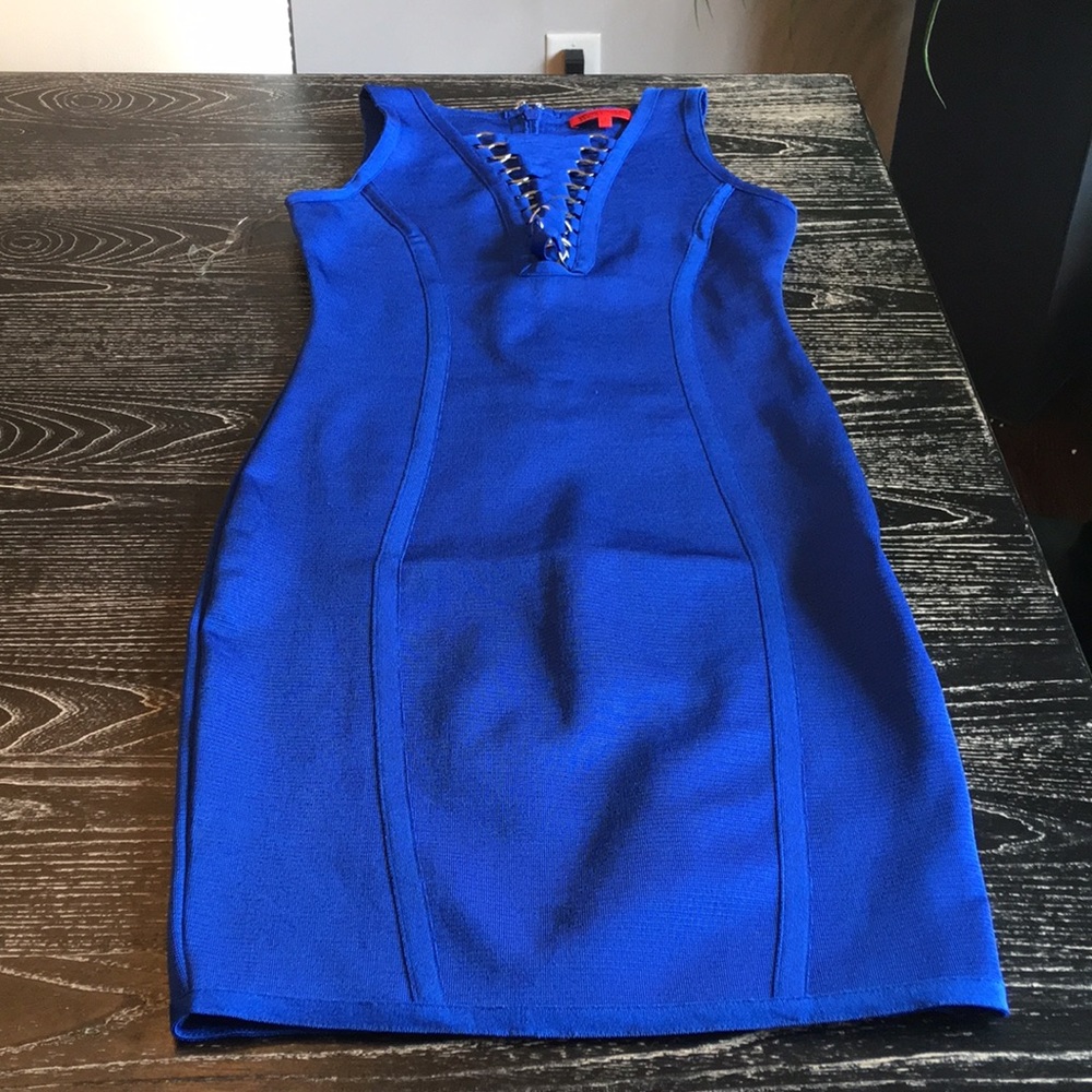 WOW COUTURE World of Women Royal Blue Dress